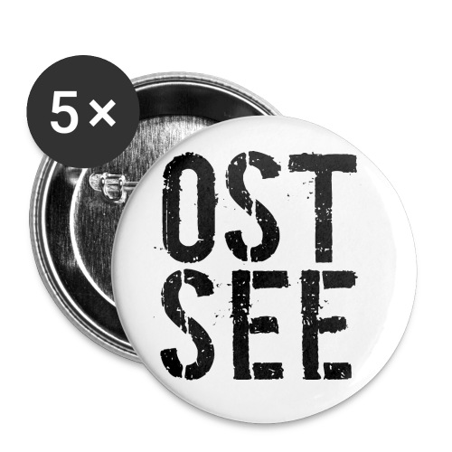 Ostsee-Liebe, Ostsee-Fans - Buttons klein 25 mm (5er Pack)