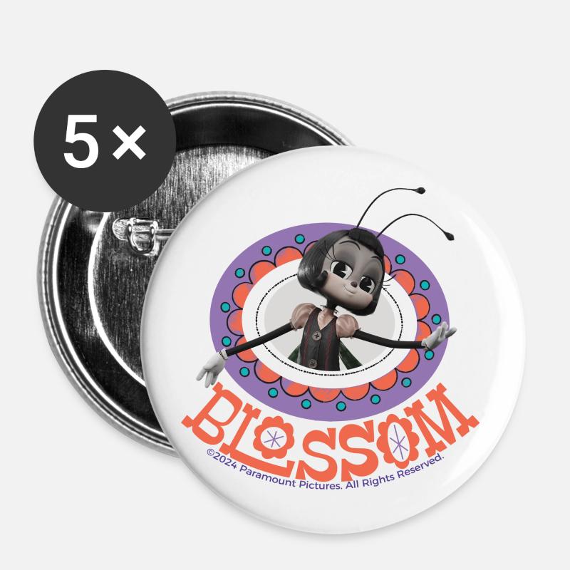 IF: Blossom - Buttons small 1''/25 mm (5-pack) - white