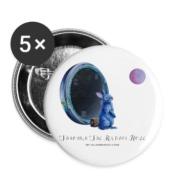 Through the Burrow - Surreal Journey - Buttons small 1''/25 mm (5-pack) - white - Front