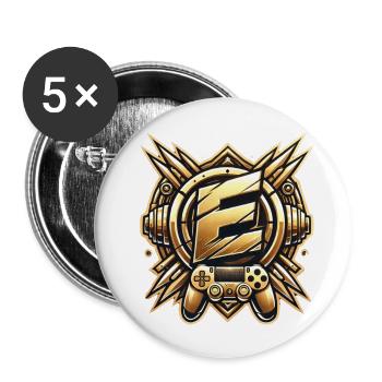 Eugen spielt (1st Edition) - Buttons klein 25 mm (5er Pack) - Weiß - Vorne