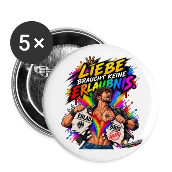 Buttons klein 25 mm (5er Pack)