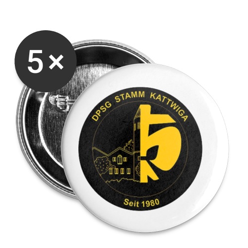 DPSG Kattwiga Logo - Buttons klein 25 mm (5er Pack)