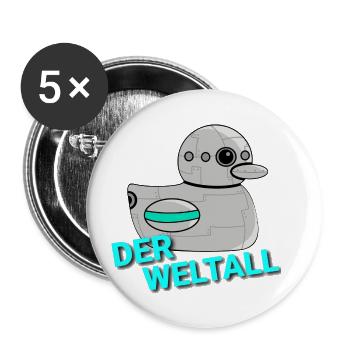 THE WORLD ALL - Fanart - Buttons small 1''/25 mm (5-pack) - white - Front