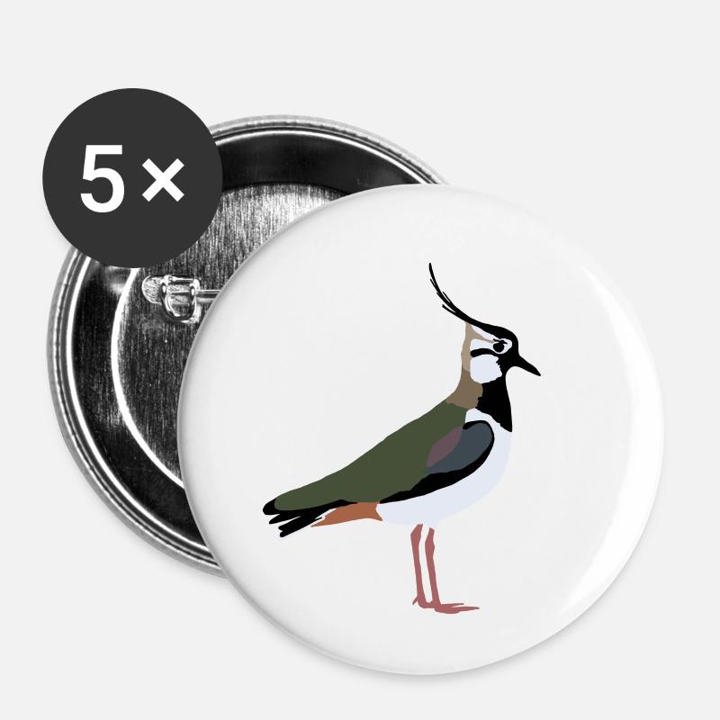 lapwing - Buttons small 1''/25 mm (5-pack) - white