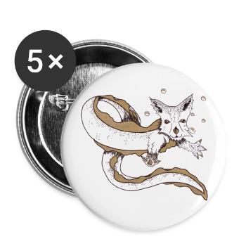 Renilla - Buttons klein 25 mm (5er Pack) - Weiß - Vorne