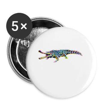 crocodile - Buttons small 1''/25 mm (5-pack) - white - Front