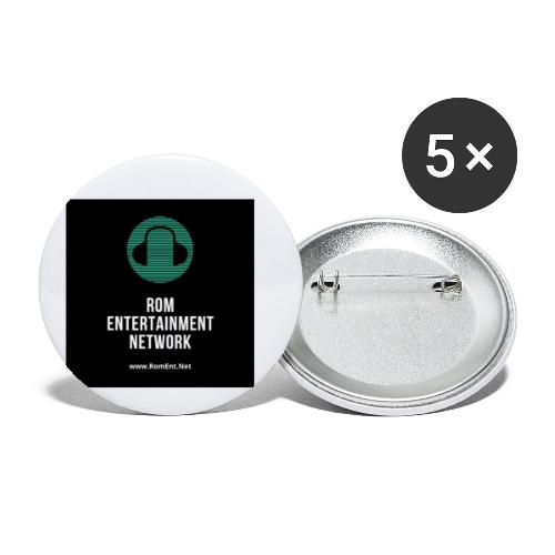 Rom Entertainment Network 1 - Buttons klein 25 mm (5er Pack)