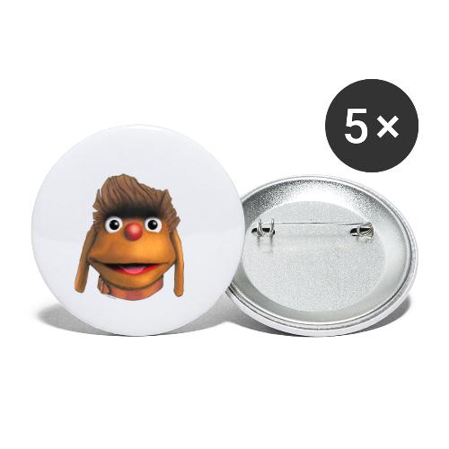 Moppi 3D - Buttons klein 25 mm (5er Pack)