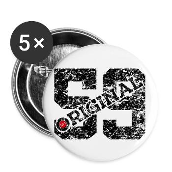 67TH BIRTHDAY 67 YEARS ORIGINAL 1959 - Buttons small 1''/25 mm (5-pack) - white - Front