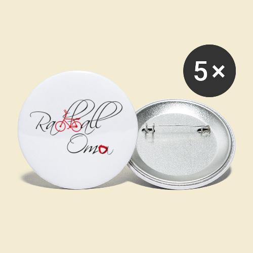 Radball | Oma - Buttons klein 25 mm (5er Pack)