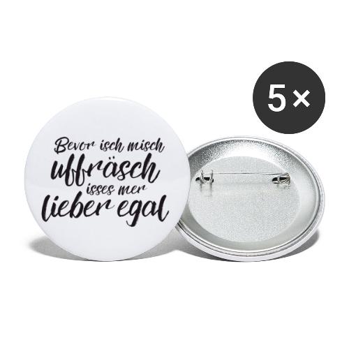 Lieber egal - Buttons klein 25 mm (5er Pack)