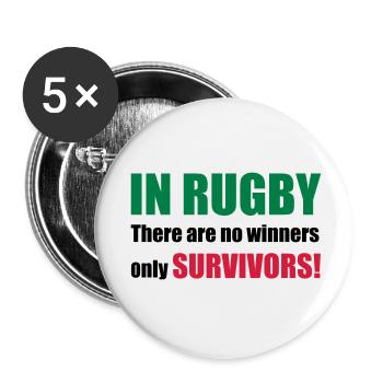 rugby - Buttons small 1''/25 mm (5-pack) - white - Front