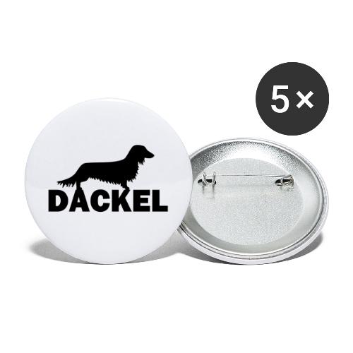 Dackel - Buttons klein 25 mm (5er Pack)