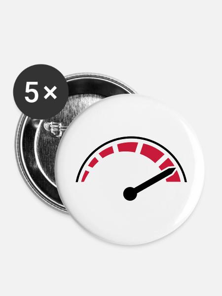 speed__f2 - Buttons klein 25 mm (5er Pack) - Weiß