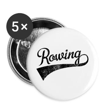 Rowing - Buttons small 1''/25 mm (5-pack) - white - Front