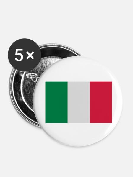 Mexiko - Buttons klein 25 mm (5er Pack) - Weiß