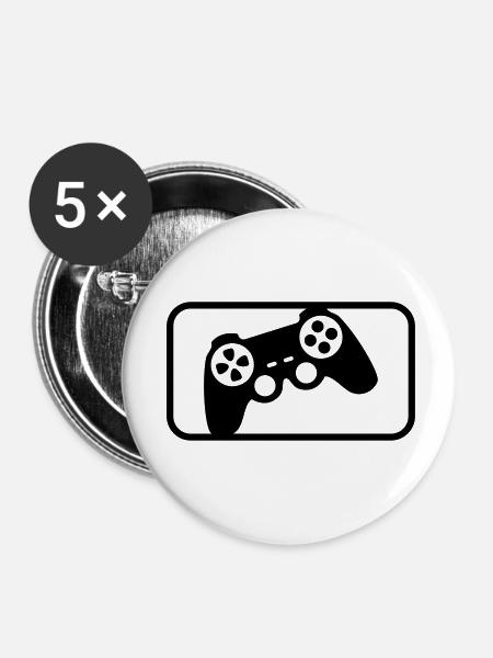 Controller Sport - Buttons klein 25 mm (5er Pack) - Weiß