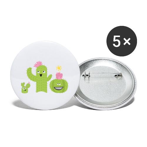 Kaktusblüte - Buttons klein 25 mm (5er Pack)