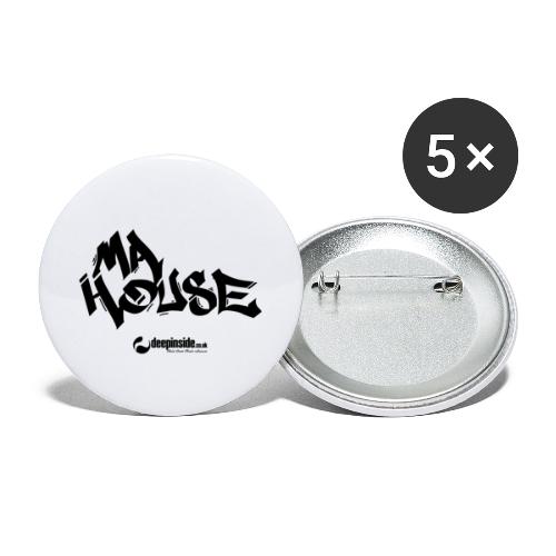 My House * by DEEPINSIDE - Buttons small 1''/25 mm (5-pack)