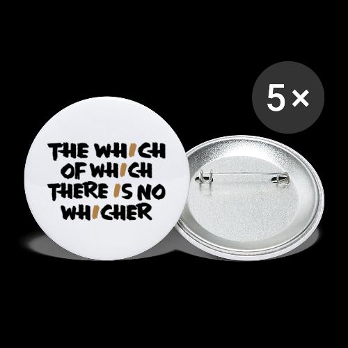 whichwhichwhich - Buttons klein 25 mm (5er Pack)