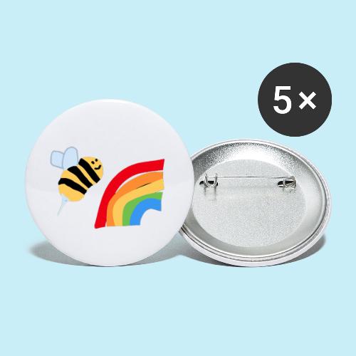 BEe Gay - Lot de 5 petits badges (25 mm)
