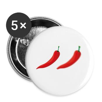 Scharf und unscharf, Fotografen Design witzig. - Buttons klein 25 mm (5er Pack) - Weiß - Vorne