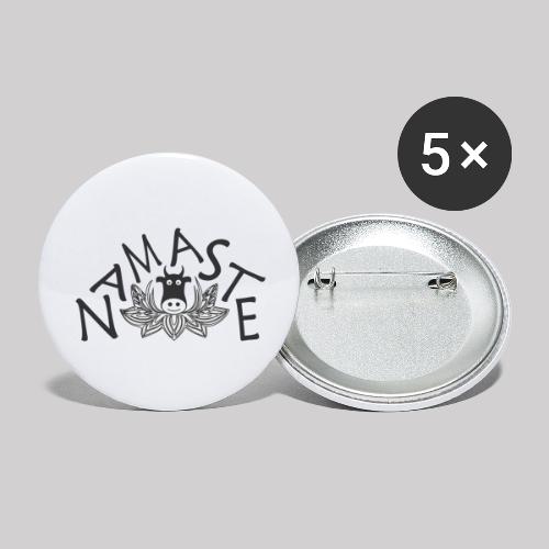 Speak kuhlisch - NAMASTE - Buttons klein 25 mm (5er Pack)