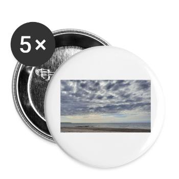 Clouds - Buttons small 1''/25 mm (5-pack) - white - Front
