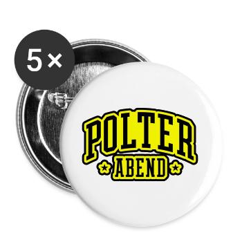 EVJF, enterrement de vie de jeune fille - Lot de 5 petits badges (25 mm) - blanc - Devant