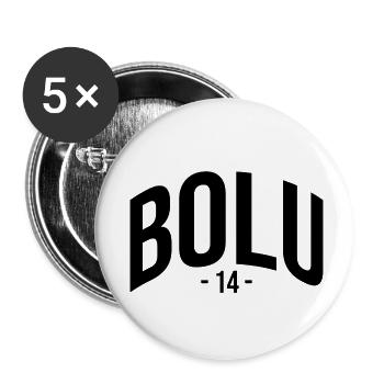 Bolu 14 Turkey Turkiye TR Gift Holiday Laz Türk - Buttons small 1''/25 mm (5-pack) - white - Front