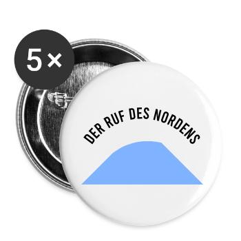 Der Ruf des Nordens - Buttons small 1''/25 mm (5-pack) - white - Front