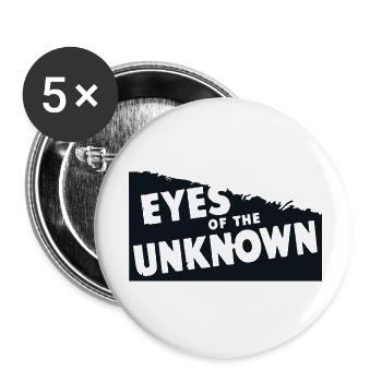 AUGEN DES UNBEKANNTEN - Buttons klein 25 mm (5er Pack) - Weiß - Vorne
