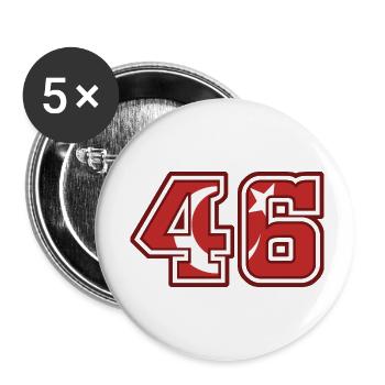 Kahramanmaraş - Buttons klein 25 mm (5er Pack) - Weiß - Vorne