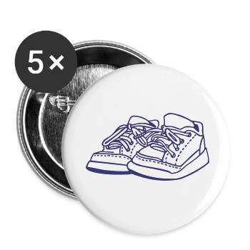 baby trainers - Buttons small 1''/25 mm (5-pack) - white - Front