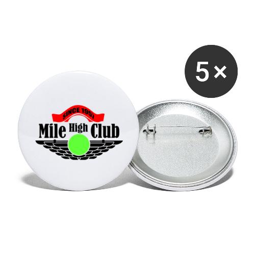 mile high club - Buttons klein 25 mm (5-pack)