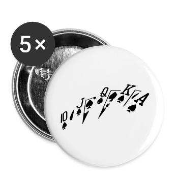 one colour - Buttons small 1''/25 mm (5-pack) - white - Front