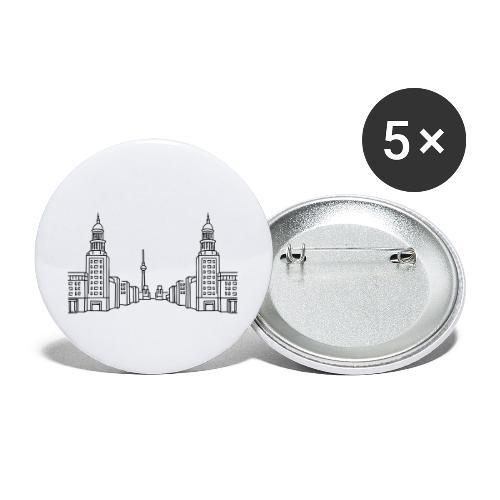 Frankfurter Tor Berlin - Buttons klein 25 mm (5er Pack)