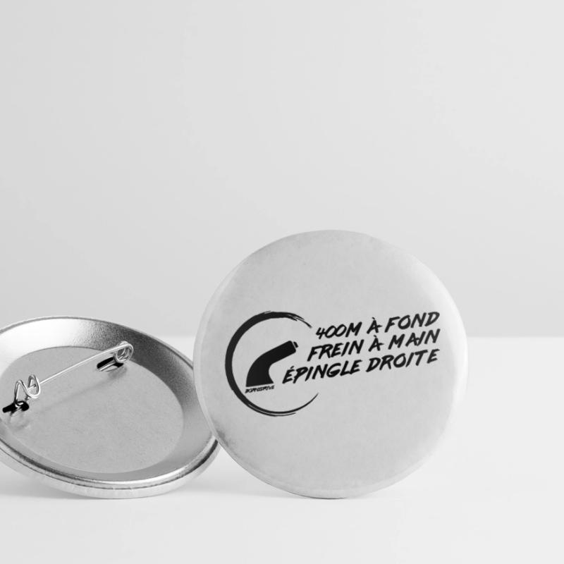 Notes de rallye : Frein à main / Épingle Lot de 5 petits badges (25 mm)