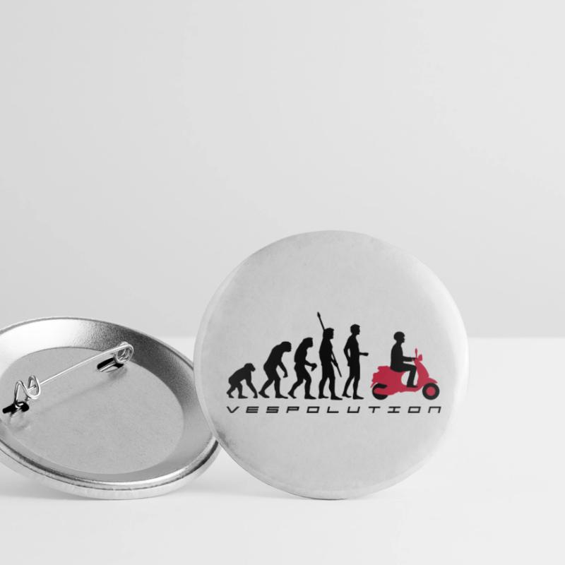 vespolution evolution__b_2c Lot de 5 petits badges (25 mm)