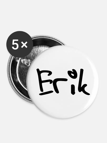 erik - Buttons klein 25 mm (5er Pack) - Weiß