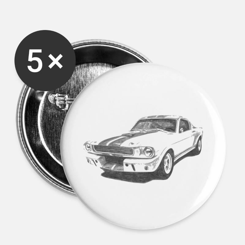 Eleanore - Buttons small 1''/25 mm (5-pack) - white