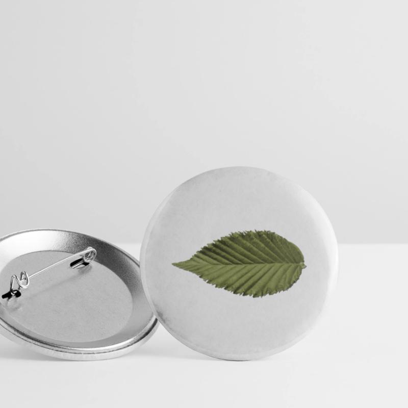 Leaf Structure Olive Green Pattern Buttons small 1''/25 mm (5-pack)