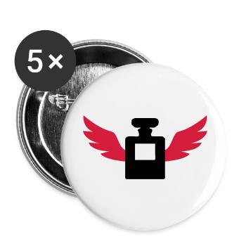 Parfüm Parfümeur Perfume Perfumer Parfum - Buttons small 1''/25 mm (5-pack) - white - Front