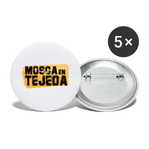 MOSCA EN TEJEDA (Logo) - Paquete de 5 chapas pequeñas (25 mm)