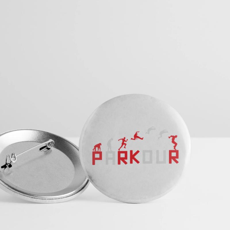 Évolution de la conception des séquences de course Lot de 5 petits badges (25 mm)