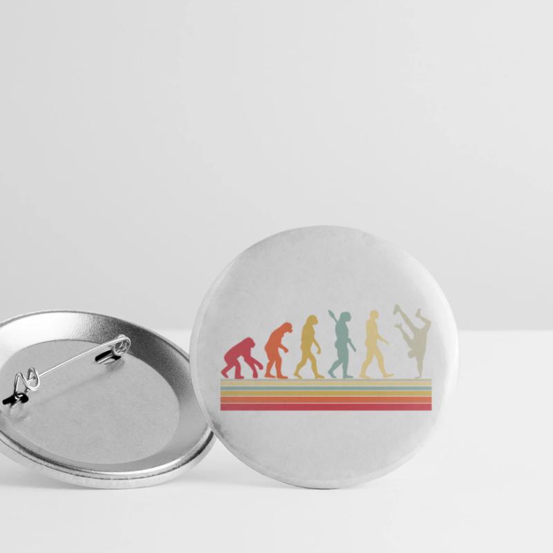 Évolution du Breakdance B-Boy Dance Breakdance Lot de 5 petits badges (25 mm)
