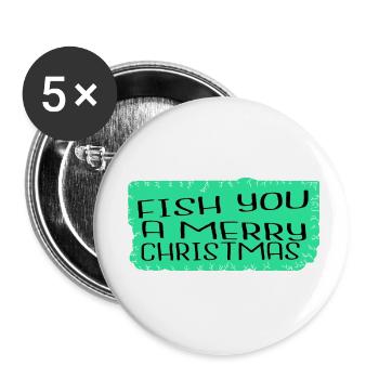 bass fishing tshirts computer present joke - Buttons small 1''/25 mm (5-pack) - white - Front