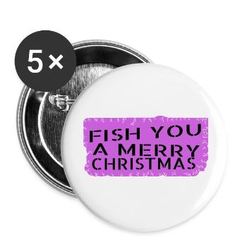 angling dinosaur fan present cute - Buttons klein 25 mm (5er Pack) - Weiß - Vorne