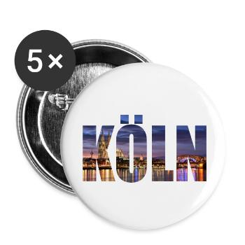 HORIZON DE COLOGNE. - Lot de 5 petits badges (25 mm) - blanc - Devant