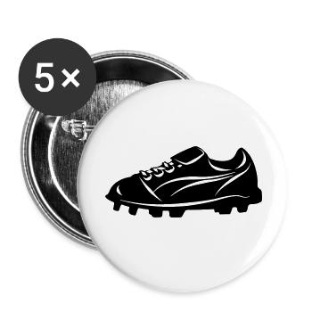 football boot - Buttons small 1''/25 mm (5-pack) - white - Front